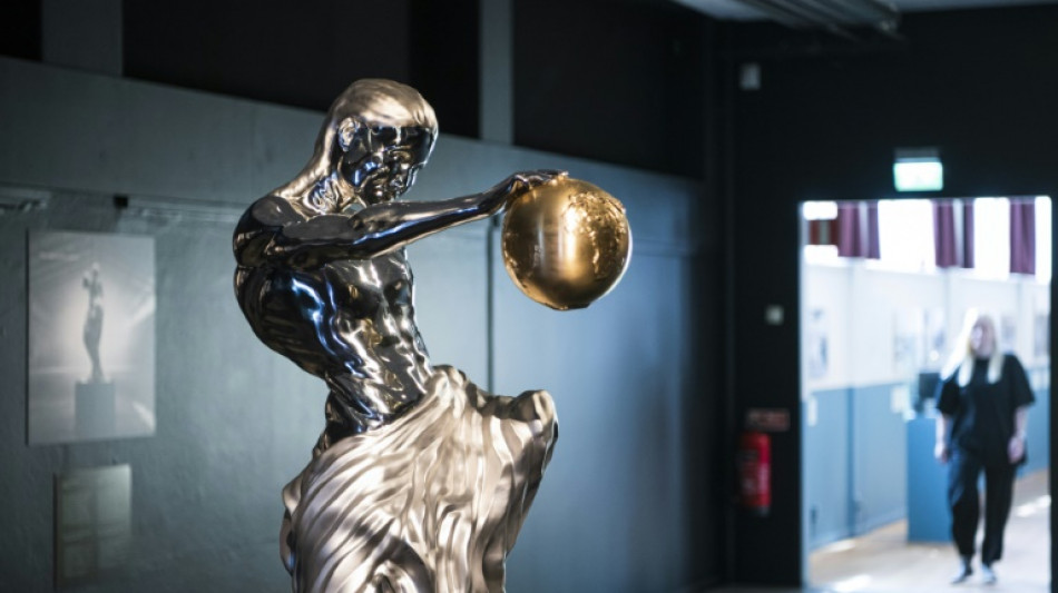 AI statue designed by Michelango on show in Sweden