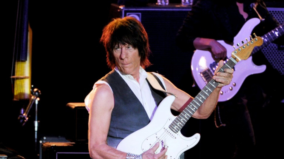 Iconic rock guitarist Jeff Beck dead at 78