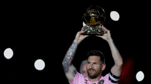 Messi celebra con la afición del Inter Miami su octavo balón de oro