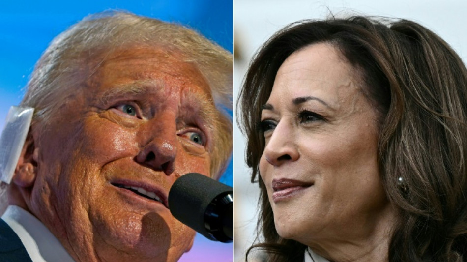 Harris blitzes battlegrounds as Trump schedule raises eyebrows