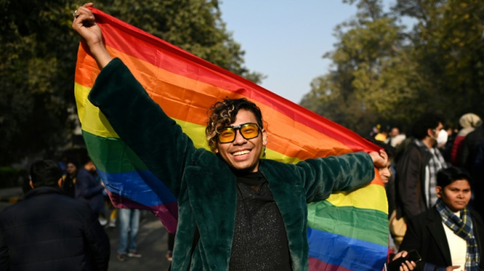 Hunderte Menschen bei erstem Pride-Marsch in Neu Delhi seit drei Jahren