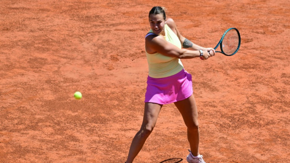 Sabalenka avanza a octavos de final del torneo de Roma