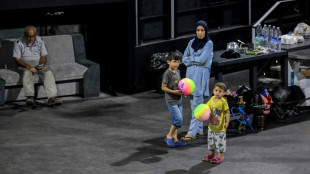 Party over: displaced families shelter in Beirut nightclub