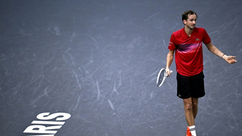 Medvedev loses to Australian Popyrin at Paris Masters