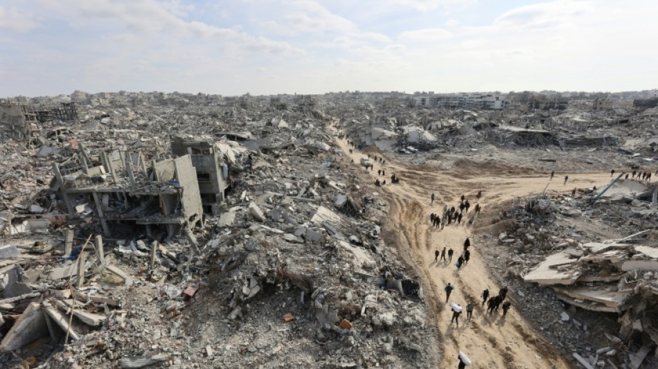 After celebrations, displaced Gazans return home to destruction