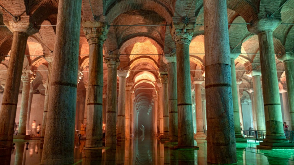 Mystical water underworld of past empires reopens in Istanbul