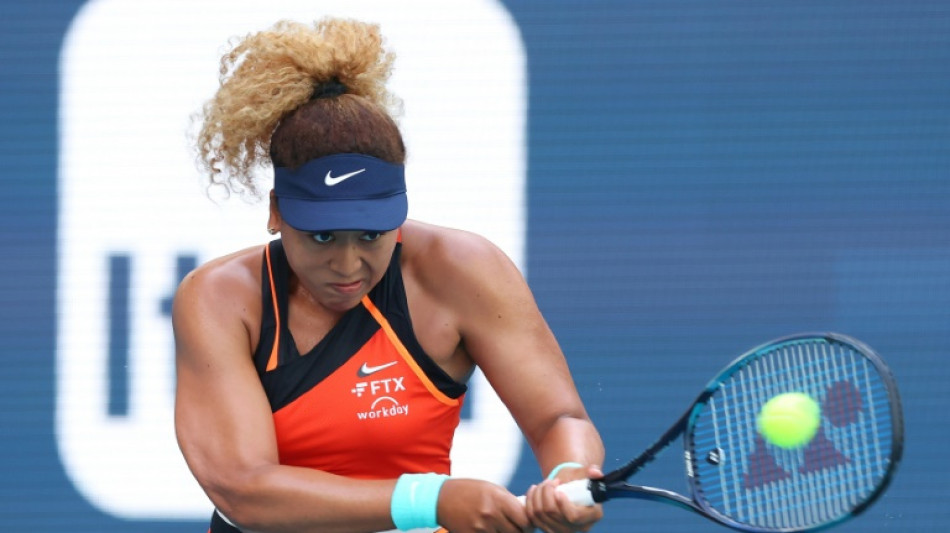 Osaka rallies past Bencic to reach Miami Open final