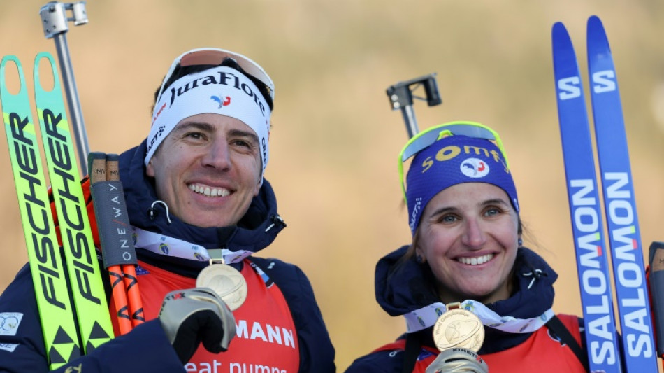 Mondiaux de biathlon: un titre pour Simon et Fillon Maillet, 10e médaille française