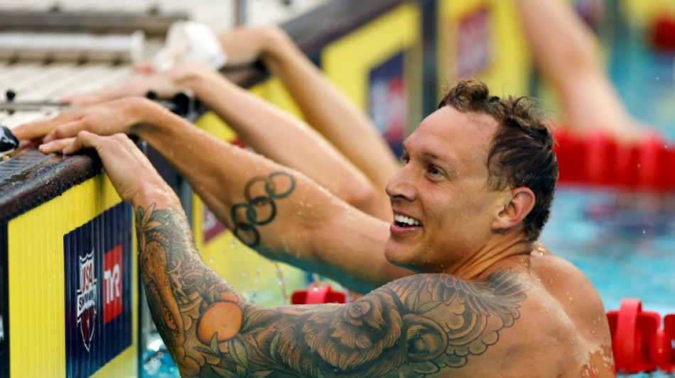 Dressel y Ledecky encabezan las desafiantes pruebas olímpicas de natación de EEUU