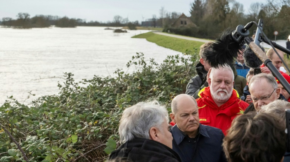 Scholz besucht Hochwassergebiet in Sachsen-Anhalt