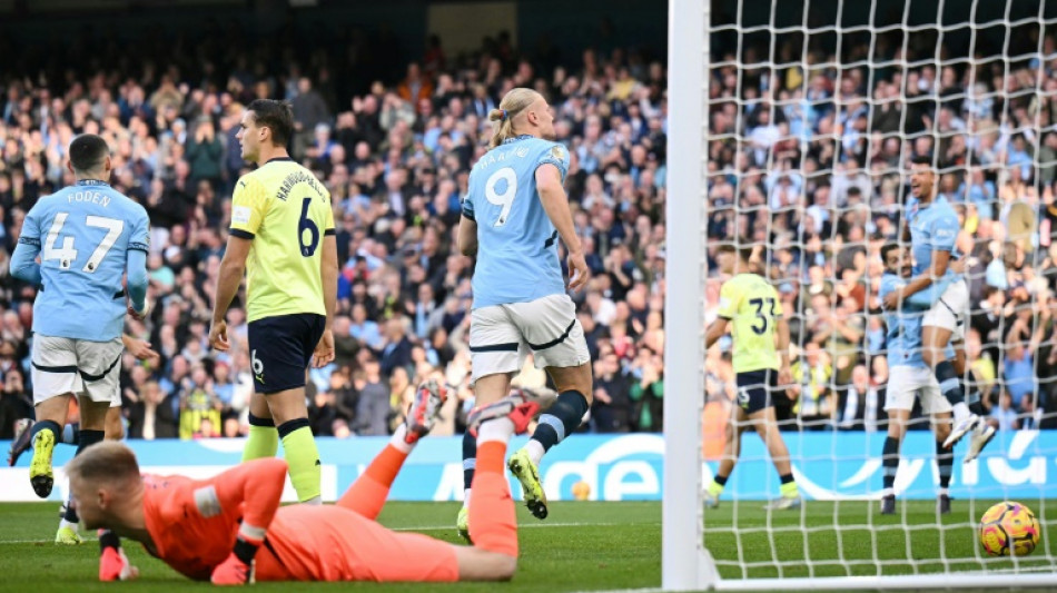 Haaland fires Man City to top of Premier League, Villa held