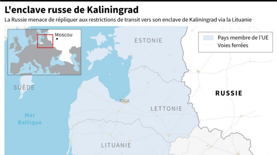 Kaliningrad, une enclave russe encadrée par l'Otan