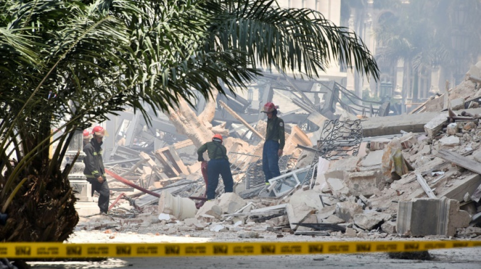 Massive blast rips through Havana hotel