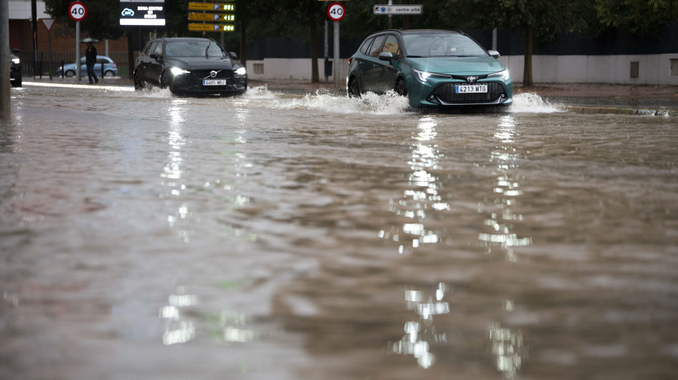 Nuova allerta meteo in parte della regione di Valencia