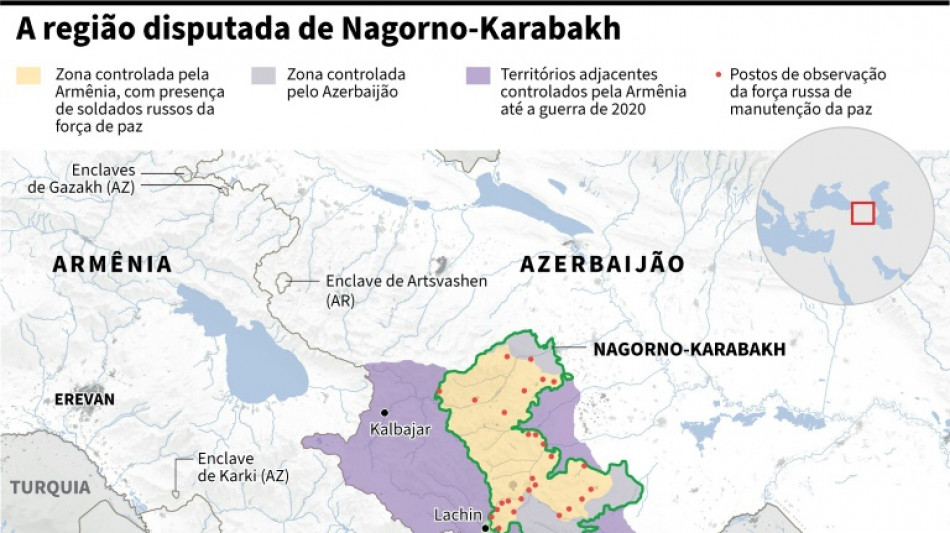 EUA pede desescalada em negociações sobre Nagorno-Karabakh