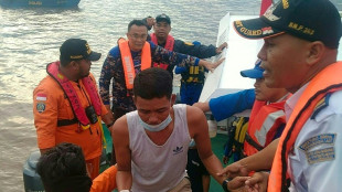 Once desaparecidos y 31 rescatados en el hundimiento de un ferry en Indonesia