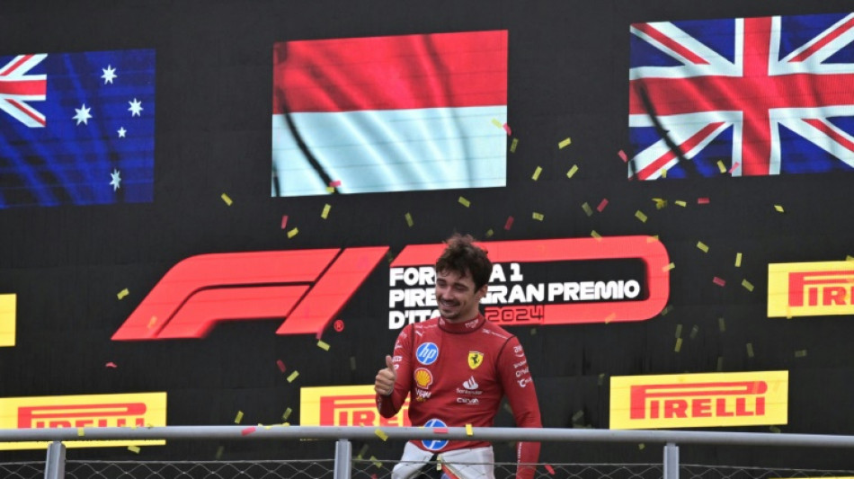 Charles Leclerc vence GP de Monza de F1 à frente das McLaren