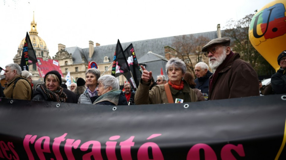 Rassemblements de retraités pour une revalorisation des pensions à hauteur de l'inflation