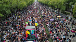 Multitudinaria marcha por los derechos LGBT en Ciudad de México