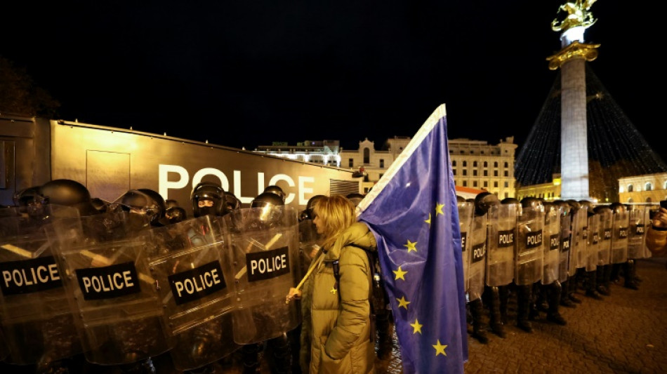 Dutzende Festnahmen bei Protesten gegen Verzögerung von EU-Beitritt in Georgien