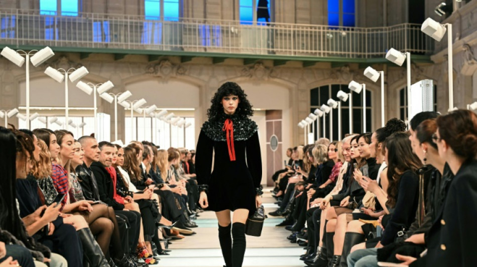 Stars hop aboard for train-inspired Louis Vuitton show