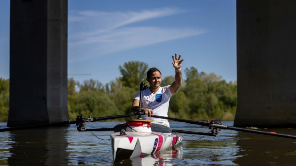 Solo rower launches Europe trek to expose river pollution