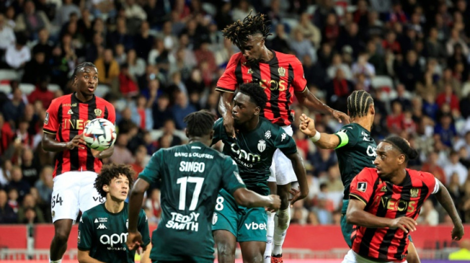 Ligue 1: Nice renverse Monaco, réduit à dix toute la deuxième période