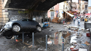 Pioggia a Catania, strada come fiume e moto trascinata via