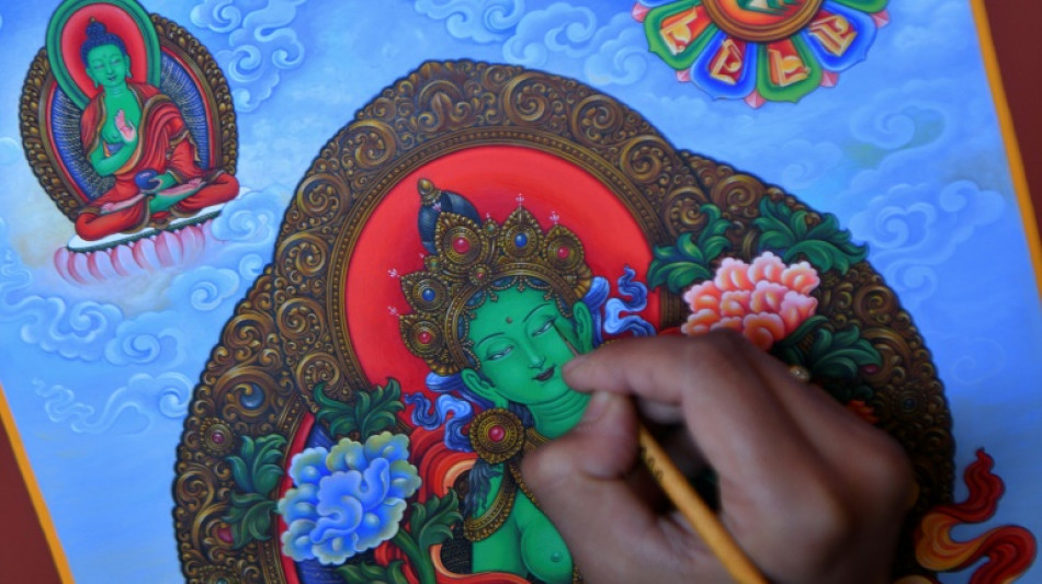 Nepal artist breathes life into sacred painting tradition