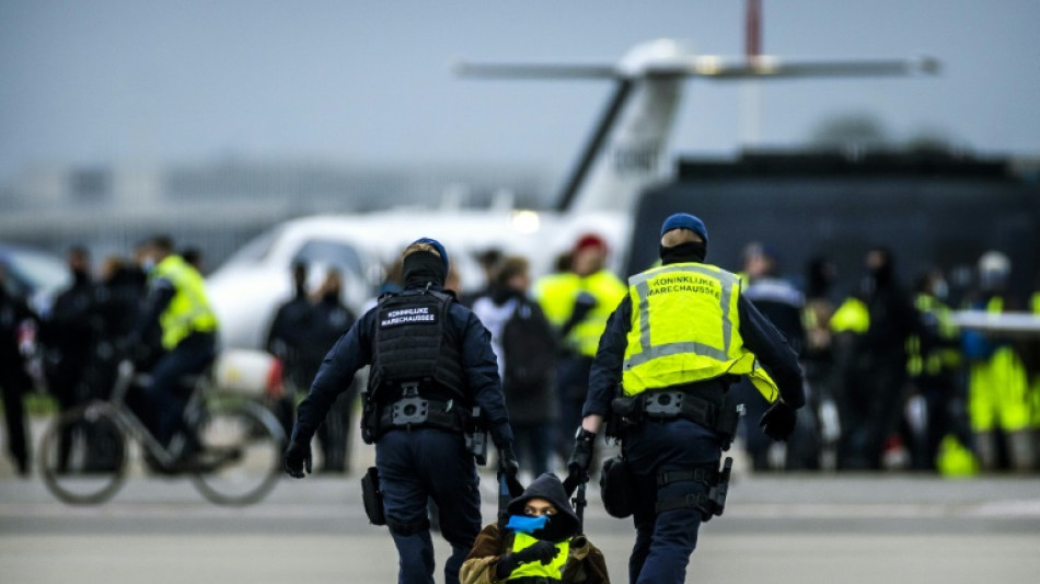 Hundreds arrested after Schiphol climate protest