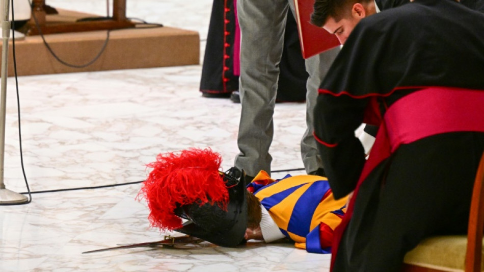 Un guardia suizo se desmaya en plena audiencia del papa Francisco