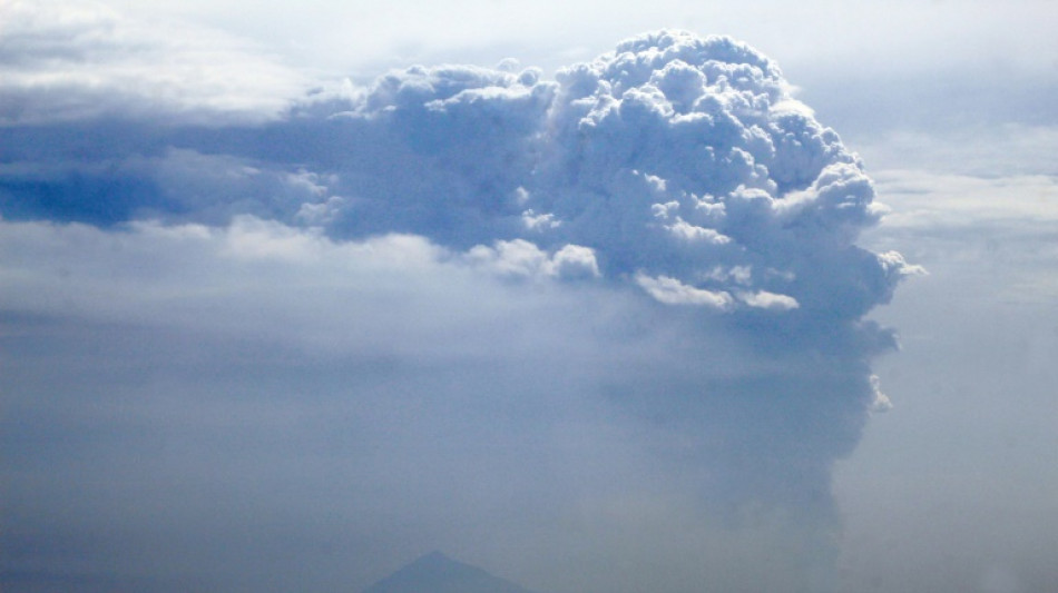 Indonesia's Anak Krakatoa volcano erupts, spews huge ash tower