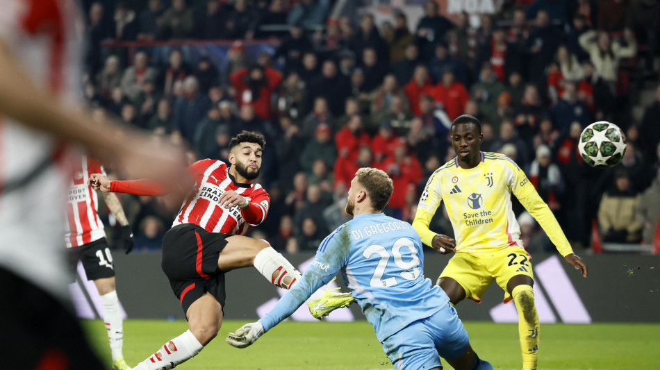 Champions: il PSV vince 3-1, Juventus eliminata