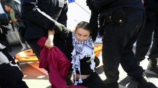 Greta Thunberg é presa durante manifestação em Bruxelas